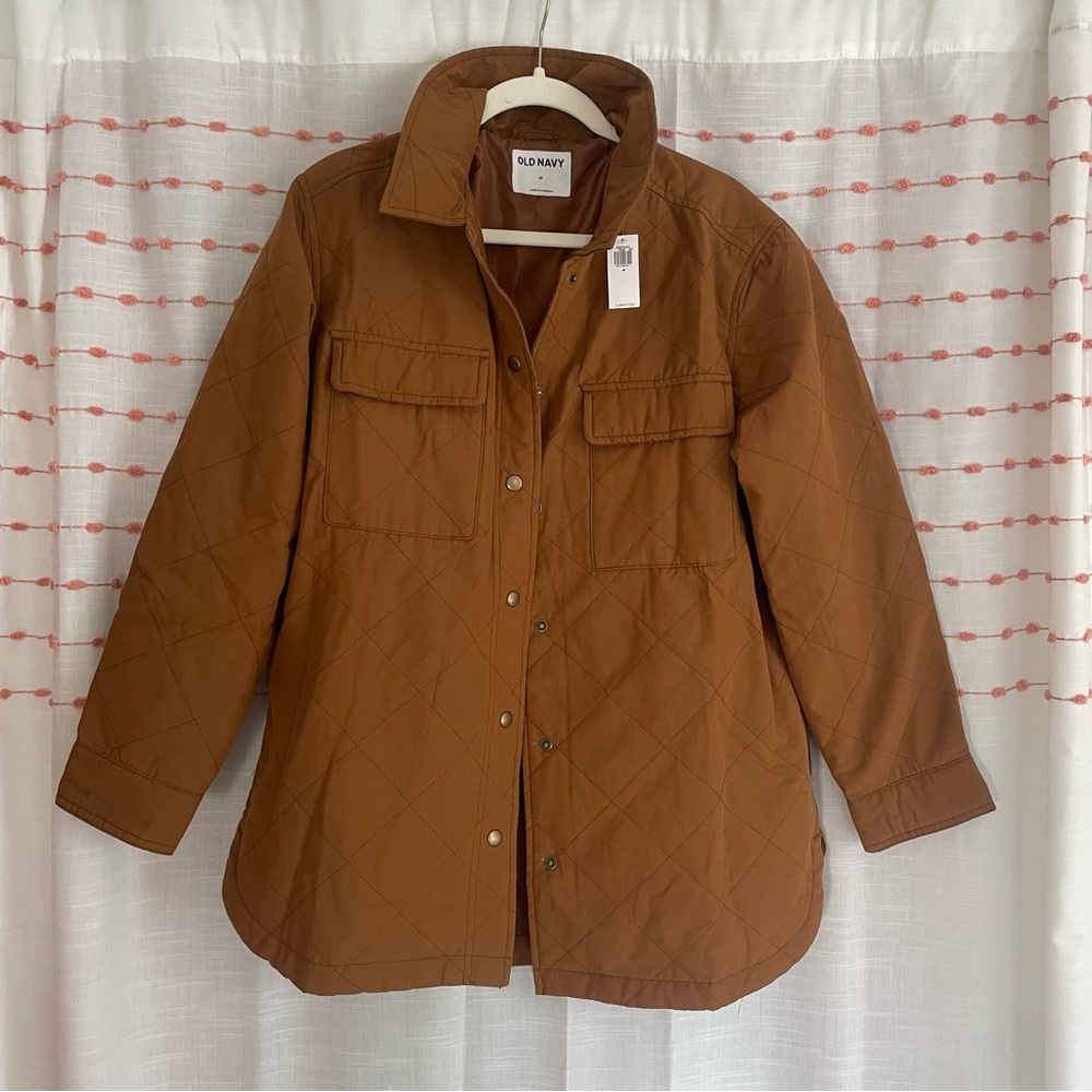 Old Navy Quilted Utility Shacket - NWT! - Picture 4 of 5